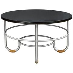1930s Art Deco Warren McArthur Machine Age J-Leg Cocktail Coffee Table 4
