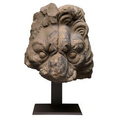 Protomo de león romano - Galo-romano, siglo II d.C./III d.C.