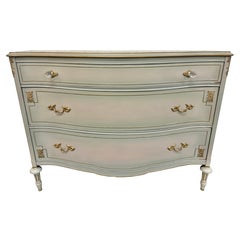 Antique French Style Painted 3-Drawer Dresser