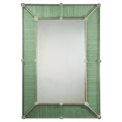 "Padova" Faboulus venezianisches grünes Spiegelglas
