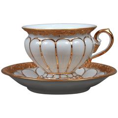 Meissen Cup with Golden Baroque Pattern 12