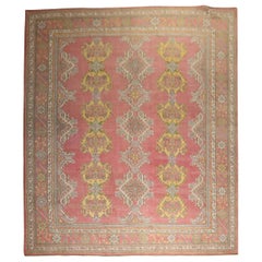Colección Zabihi Alfombra Oushak Turca Antigua Grande