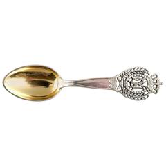 Commemorative Spoon by a. Michelsen, Silver, Year 1933