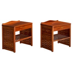 Dux, Nightstands, Wood, Sweden, 1970s