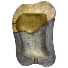 Mid-Century Mixed Metal Ashtray, Spain 1970s