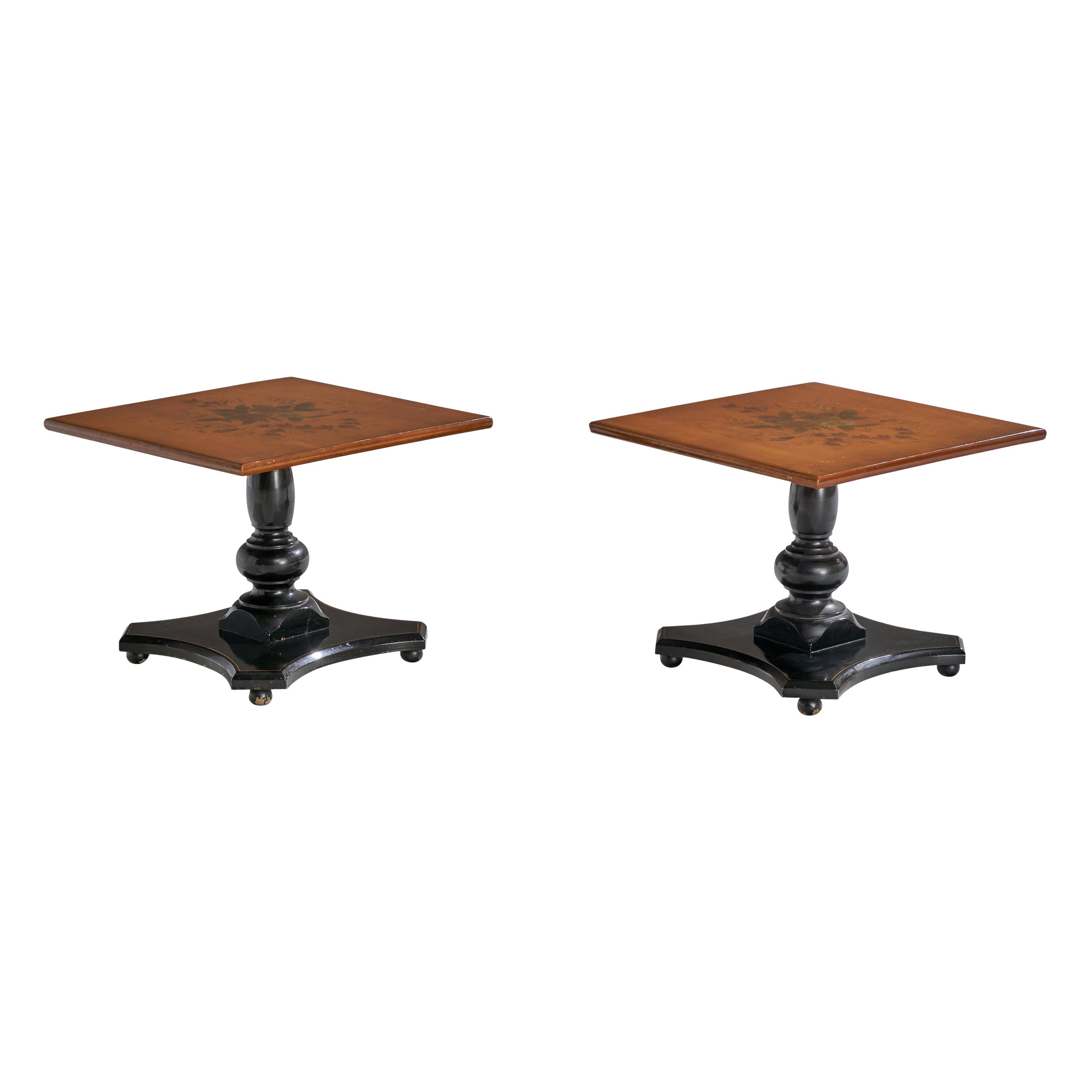 Diseñador americano, Mesas auxiliares, Madera, EE.UU., Década de 1940