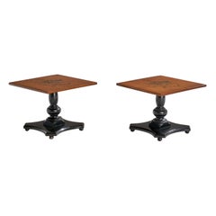 Diseñador americano, Mesas auxiliares, Madera, EE.UU., Década de 1940