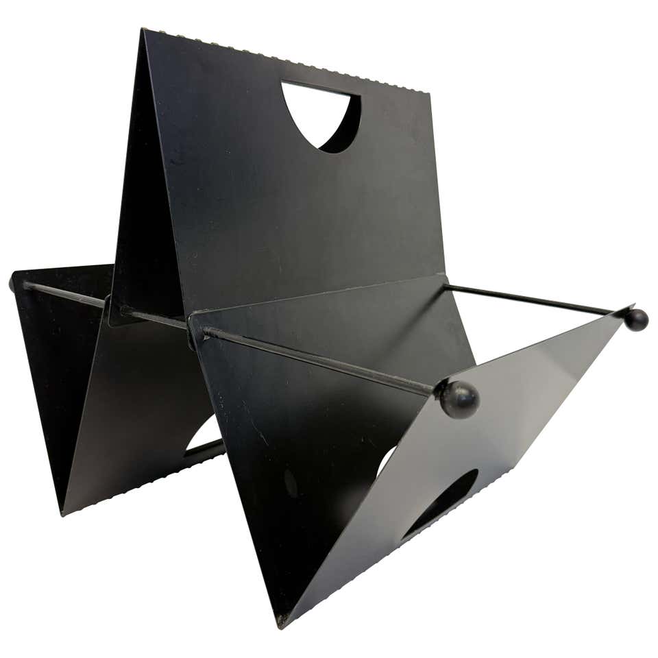 1980s Modern Sculptural Teak Magazine Rack after Alvar Aalto For Sale ...