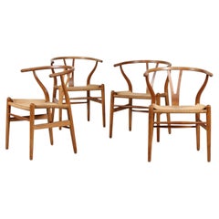 Hans Wegner vintage Wishbone CH 24 pour Carl Hansen, 1970's edition