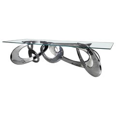Chained Up Steel Dining Table by Barberini & Gunnell