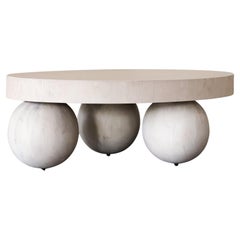 LUNA COFFEE TABLE - Bleached White Oak SHO MODERN