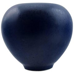 Saxbo, Stoneware Vase in Modern Design, Denmark, Mid-20th Century