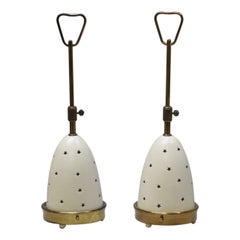 Angelo Lelii Lampes de table mod. 12291 Arredoluce Monza Italie années 1950