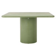 Contemporary Square Natural Plaster Table 140cm by Isabelle Beaumont