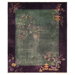 1920s Chinese Art Deco Carpet ( 7'11" x 9' 4" ).