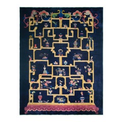 Tappeto cinese Art Deco degli anni '20	8' 9" x11' 7"