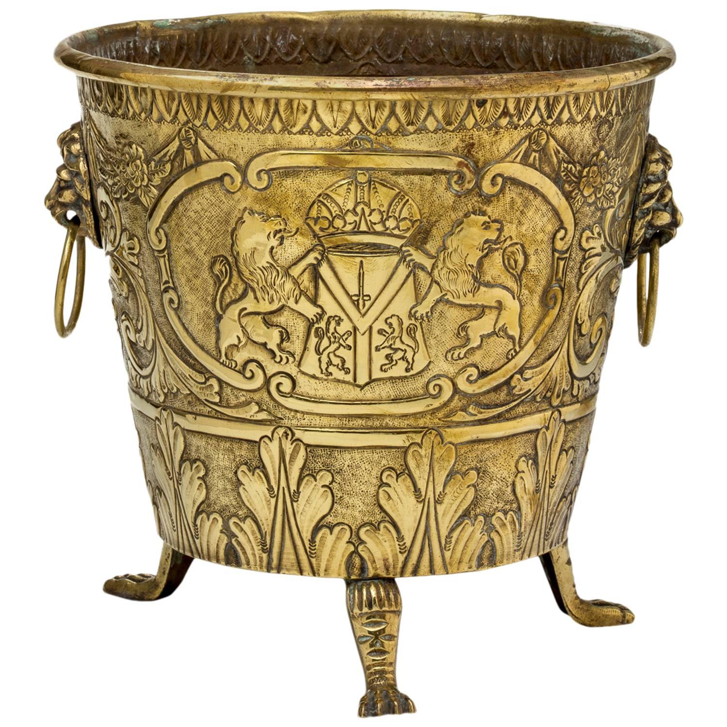 Dutch Brass Bucket, 19th Century For Sale at 1stDibs
