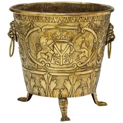 Dutch Brass Bucket, 19th Century