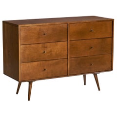 Paul McCobb, commode, érable, laiton, États-Unis, années 1950