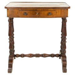 Walnut Side Table 19th Century, Italy, 19th Century