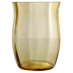 Vaso in vetro artistico vintage, Italia, anni '70