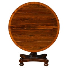 English Regency Dining Table / Centre Table in Rosewood