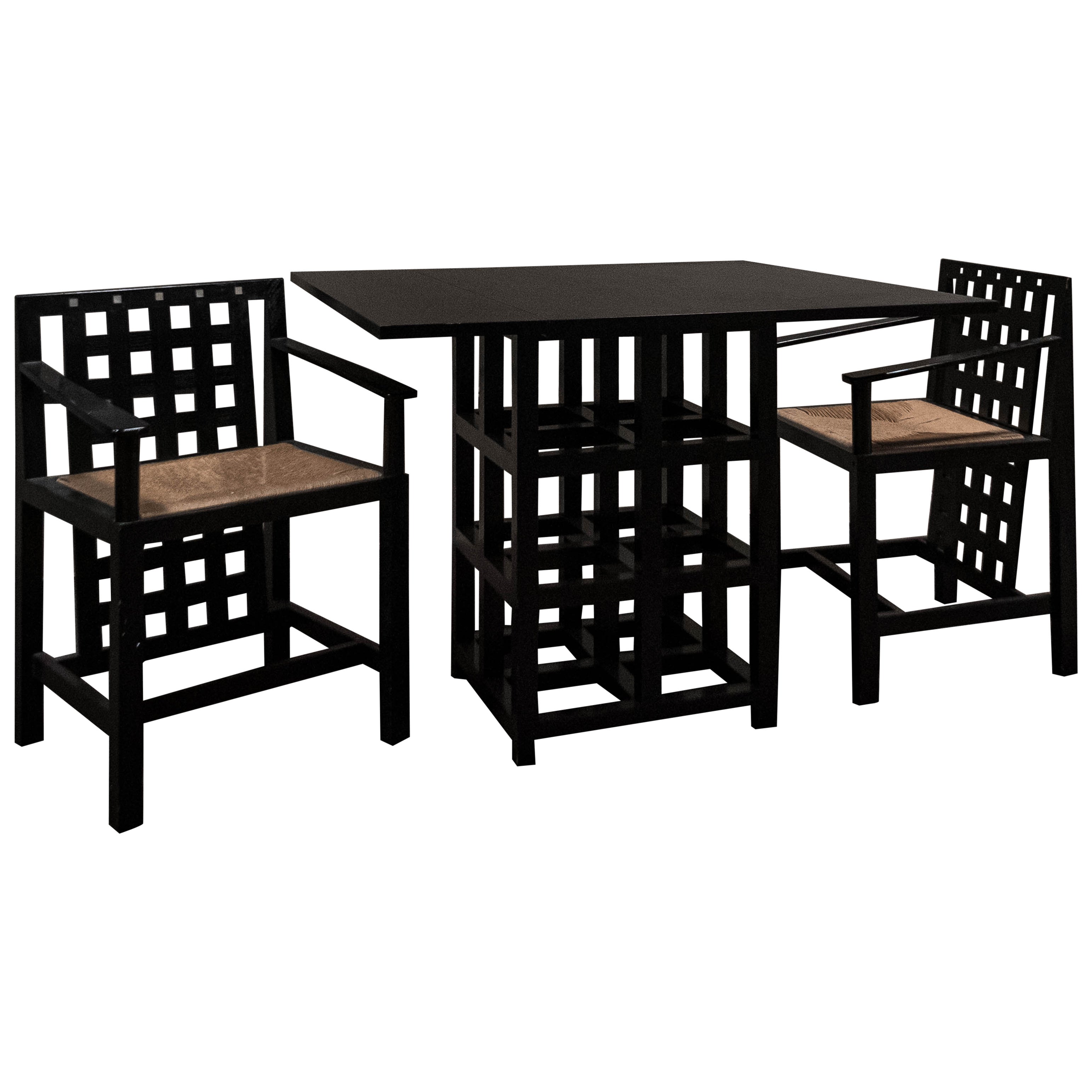 Juego de 6 comedores Charles Rennie Mackintosh para Cassina
