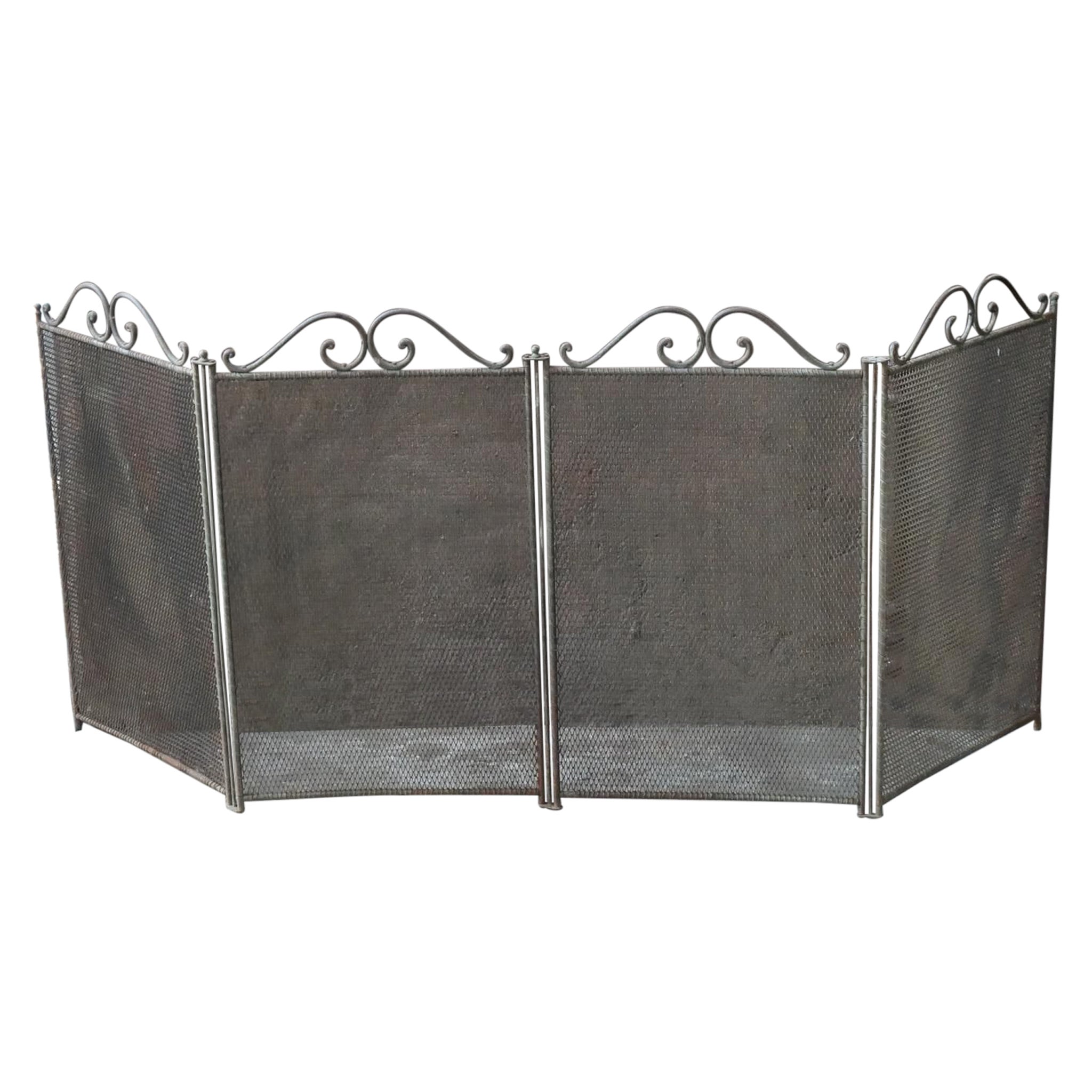 19th Century French Fireplace Screen