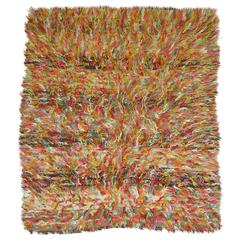Vintage Tulu Shag Rug 7