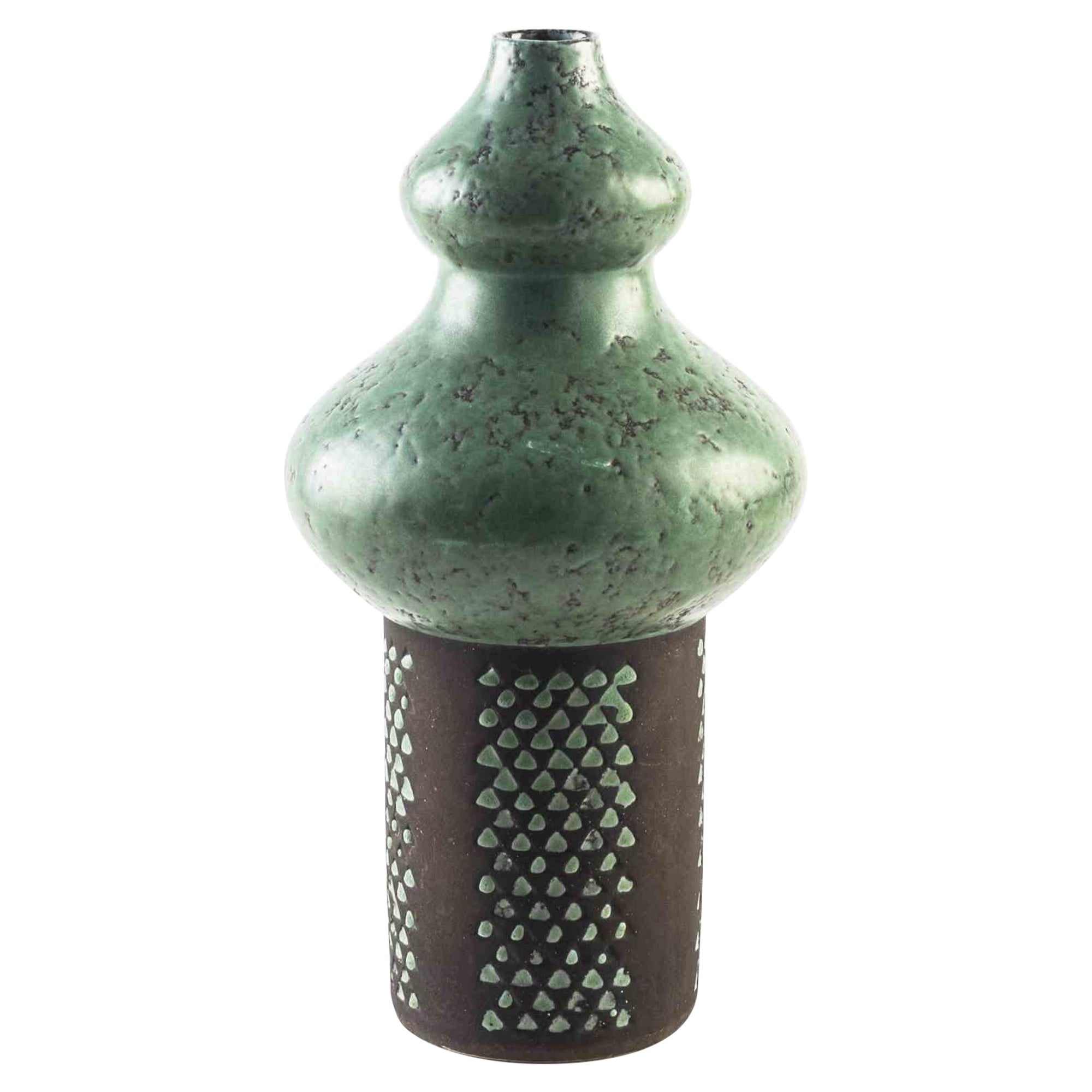Vaso verde di Strehla, Italia, metà del XX secolo