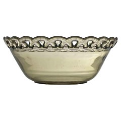Soupière en verre d'art vintage, 1970