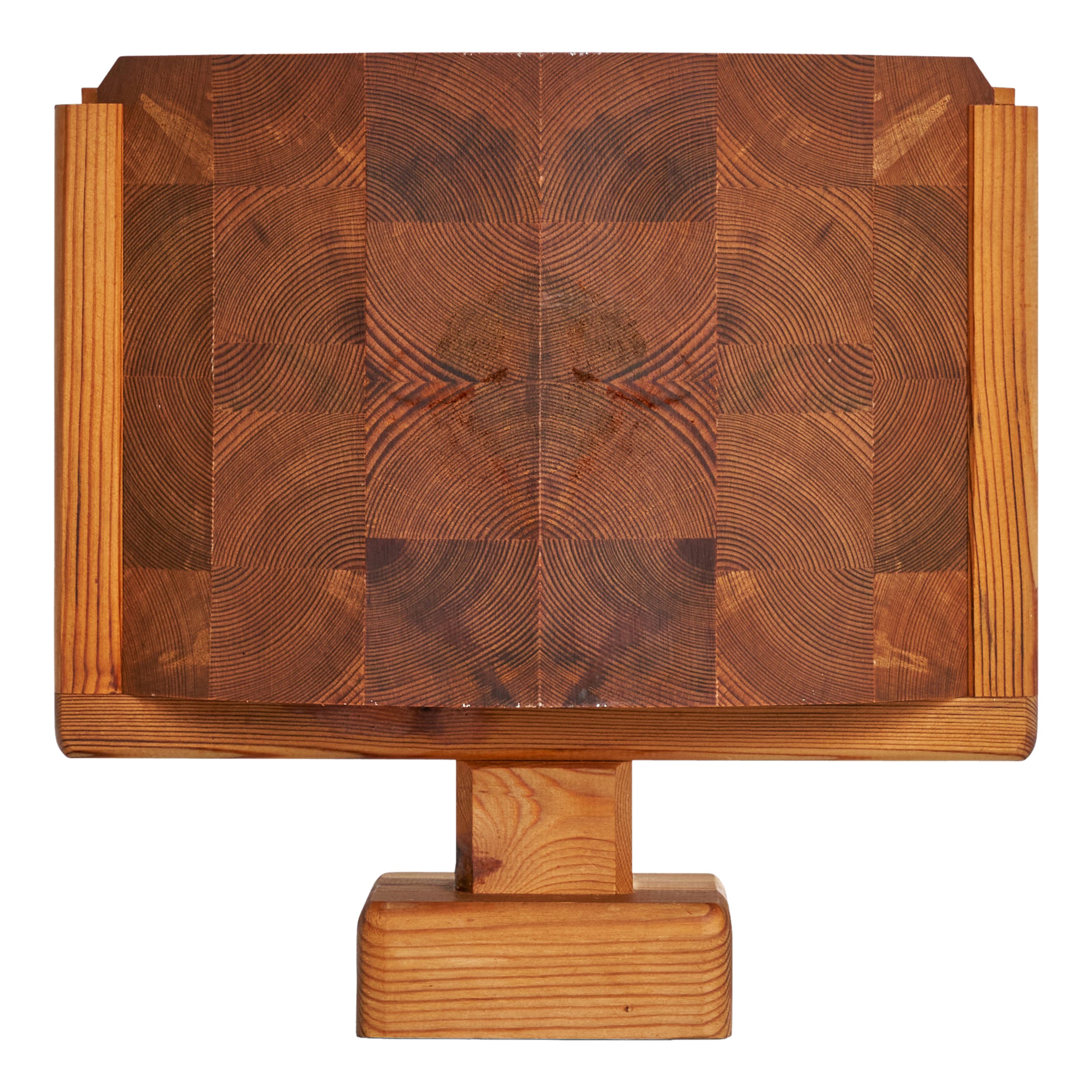 Lampe de bureau Dick Degerfeldt, pin, Suède, 1970 en vente