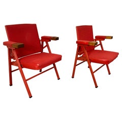 1960's Compass Leg Theater Chairs by American Seating