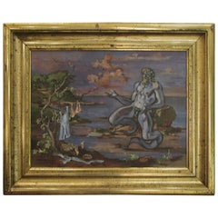Oil on Canvas Painting circa 1934 by William Littlefield