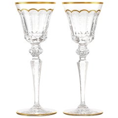 24 St. Louis Crystal "Excellence" Water Goblets
