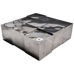 9 Cubes Table by Pol Quadens