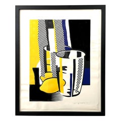 Roy Lichtenstein Lithograph "Before the Mirror"