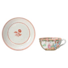 Qianlong Chinese Porcelain Tea Bowl Antique, China, 19th Century