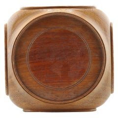 Antiguo Soporte de Madera para Porcelana China o Japonesa, Siglo XIX/XX