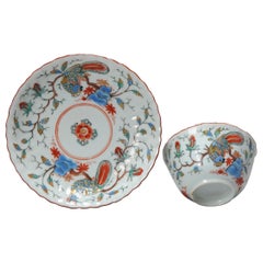 Set of Vintage Kangxi Period Chinese Porcelain Dish Amsterdam Bont Parrot