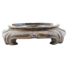 Wooden Stand for Chinese or Japanese Vintage Porcelain, 19th / 20th C