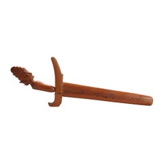 Weapon Keris Ukurian Ceremonial Sword Dagger Southeast Asia Indonesia, 20th C.