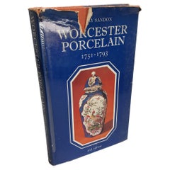 Livre de référence European Porcelain, Illustrated Guide to Worcester Porcelain