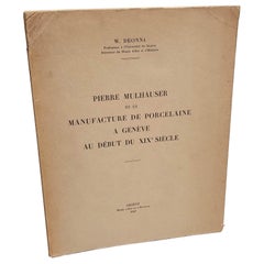 Nachschlagewerk, Deonna Pierre Mulhauser und seine Porzellanfabrik in Geneva 1937