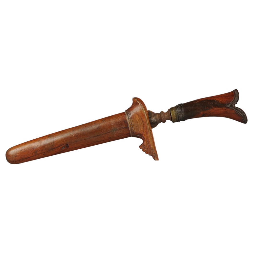 Antikes Wappen Golok Klewang Keris Zeremonieller Schwert Dagger Südosten, 19/20c