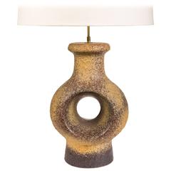 Textured Ceramic Table Lamp Made in Denmark