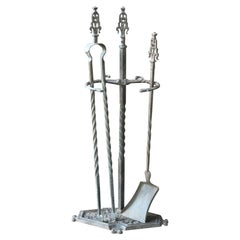 Art Nouveau Style Fireplace Tools or Fire Tools, Early 20th Century