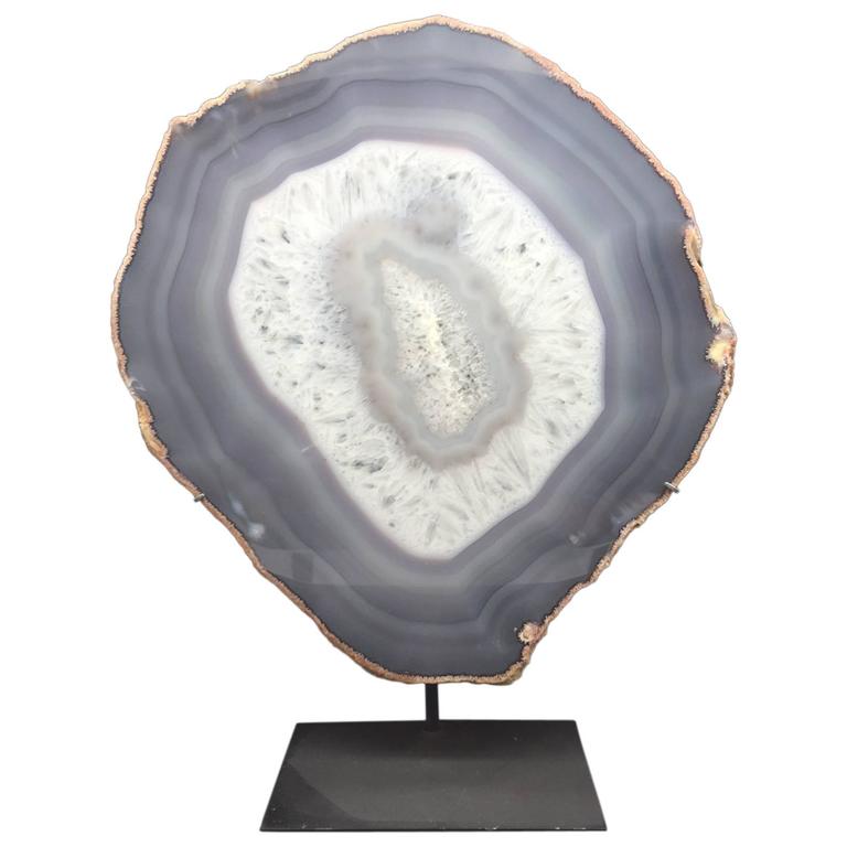 Large Mounted Agate Specimen at 1stDibs