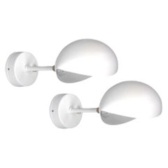 ¡Serge Mouille - Par de Apliques de Ojos en Blanco - EN STOCK!