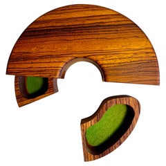 Joyero único de madera de cebra